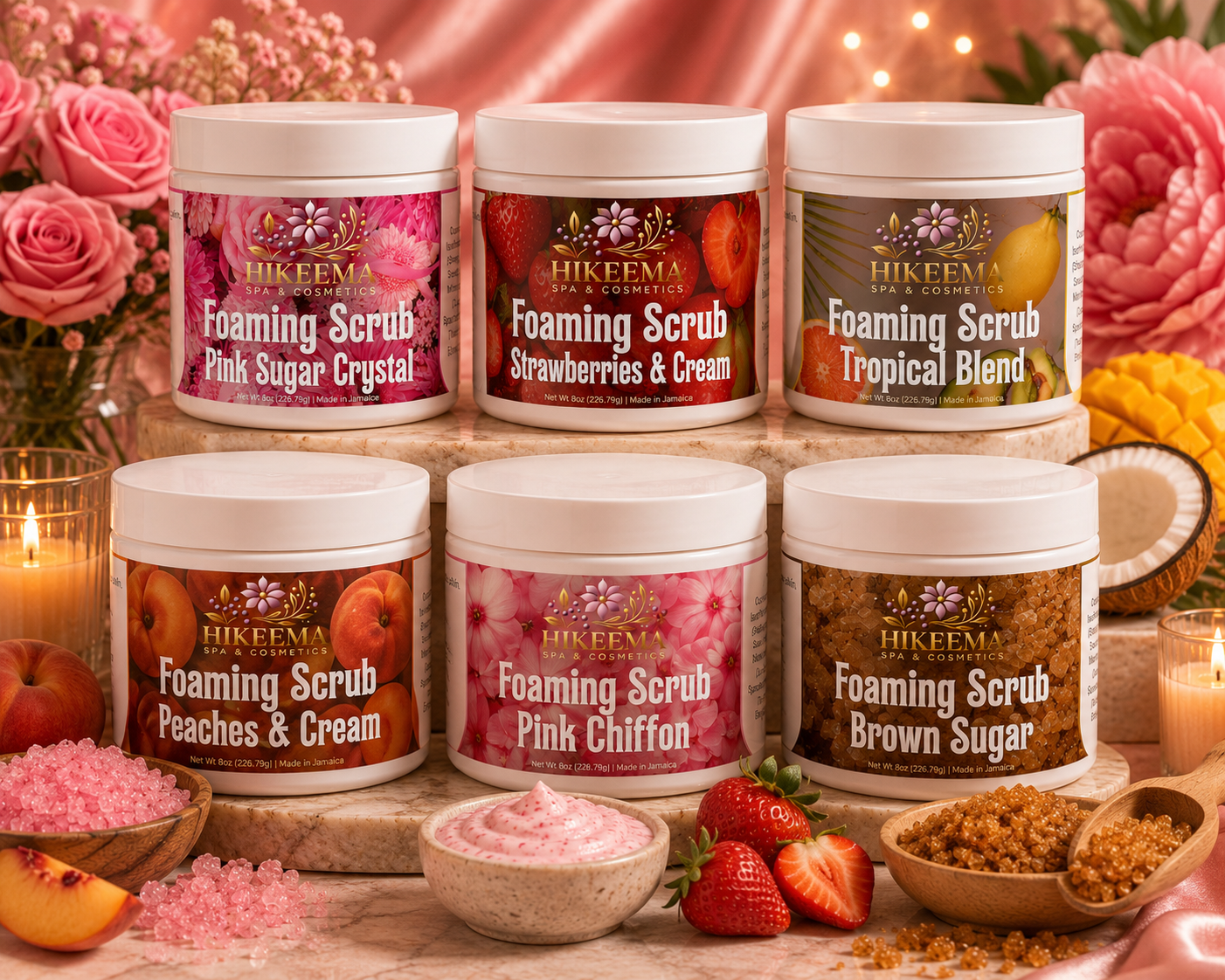 8oz PRE-PACKAGED BODY SCRUB