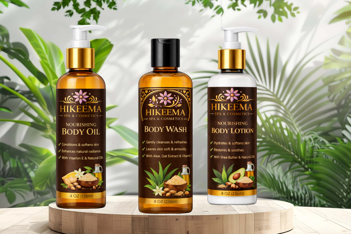 3pc unsented skincare set